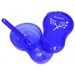 Chén muỗng nhựa Lucky Baby 506141 - mặt sau