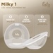 Cốc hứng sửa rảnh tay  Milky 1 Fatzbaby FB0501CM - góc nghiêng