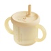 Cốc tập uống silicone Moyuum 3 giai đoạn (Vàng) - mặt trái