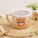 Cốc uống nước cho bé Mamago Brown Bear 85g - mặt trước
