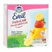 Hoa quả nghiền và sữa Lactel Eveil vị Táo, Chuối & Dâu tây 4*100g - góc nghiêng