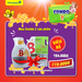 Combo nước rửa bình Pure Bbee 550ml + nước xả vải 1500ml Pure Bbee Korea - mặt trước
