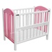 Cũi xoan đào 70 x 110cm màu hồng trắng - mặt trước