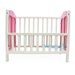 Cũi xoan đào 70 x 110cm màu hồng trắng - mặt trái