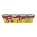 Đồ chơi đất nặn Kiddy Clay hình bánh kem DOUGH 4 màu 400g DO-400-4 - mặt phải