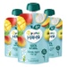 Trái cây nghiền, táo, xoài, sữa chua nghiền Fruto 90g - mặt phải
