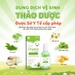 Dung dịch vệ sinh thảo dược cho bé gái Orgabie 100ml (0m+) - mặt trái