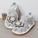 Dép sandal tập đi kèn Mamago 25MS10 Cat (Ghi)  - mặt trước