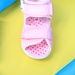 Dép Sandal thời trang cao cấp cho bé gái Crtartu XZ65-P - mặt phải