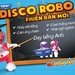 Đồ chơi Robot biết nhảy Tosy Discorobo (kèm loa) xanh - góc nghiêng