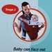 Địu em bé Kiza 5 tư thế cao cấp BB010 - mặt sau