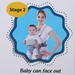 Địu em bé cao cấp Kiza BB009 - góc nghiêng