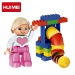 Đồ chơi hình khối ống My Little Huimei HM132-1 - mặt trái