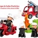 Đồ chơi xếp hình cứu hỏa Huimei HM061-1 - mặt trái