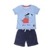 Bộ quần áo cotton in hình chú cún - mặt trước