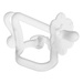 Gặm nướu Moyuum silicone hình sư tử (Trong suốt) - mặt trái