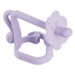 Gặm nướu Moyuum silicone hình sư tử (Tím)   - mặt trái