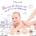 Gel massage cho bé Babycoccole hạnh nhân 75ml 0M+ - mặt sau