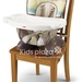 Ghế ăn bột Fisher-Price Spacesaver High Chair, Stripes BLL26  - mặt phải