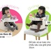 Ghế đúc liền khối Richell - mặt trái