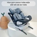 Ghế ngồi ô tô Honper Comfy HP869 R44/04 0-12Y (Đen) - mặt trái