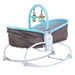 Ghế rung Kiza 3in1 Crown màu nâu - mặt trước