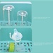 Giá úp bình sữa có nắp đậy AC (Xanh) - hình 12