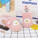 Giày tập đi KidsPlaza 22K-S4 hình gấu (Hồng) - mặt trước
