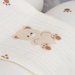 Gối chặn KidsPlaza Muslin gấu PG23 - mặt trái