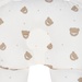 Gối đa năng KidsPlaza Muslin hình gấu PG23 - mặt trái