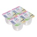 Hoa quả nghiền & Sữa Lactel Eveil vị Táo & Vani 4*100g - mặt trái