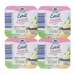 Hoa quả nghiền & Sữa Lactel Eveil vị Táo & Vani 4*100g - mặt phải
