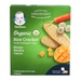 Bánh gạo ăn dặm Gerber Organic vị chuối, xoài, cà rốt cho bé trên 7 tháng (48g) - mặt trước
