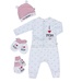 Set quà tặng Otis kẻ ngang KidsPlaza ND21H (Trắng) - mặt phải