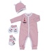 Set quà tặng Otis kẻ ngang KidsPlaza ND21H (Trắng) - mặt trái