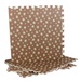 Thảm ghép KIZA Brown Flower - mặt trái