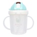 Bình tập uống có ống hút Mugtre Richell RC20212 màu xanh (200ml) - mặt trái