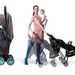 Xe đẩy Aprica Karoon PK màu đen - mặt sau
