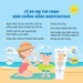 Kem chống nắng cho bé Babycoccole SPF50+ 30ml  - mặt phải