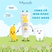 Kem đánh răng Babycoccole hương dâu 75ml 12M+ - góc nghiêng