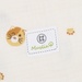 Khăn tắm KidsPlaza Muslin mèo PG23 - mặt trái