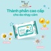 Khăn ướt kháng khuẩn Bzu Bzu 80 tờ - mặt sau