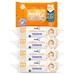 Khăn ướt kháng khuẩn Hoppi Antibac 20 tờ - mặt sau