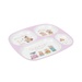 Khay ăn dặm 4 ngăn KidsPlaza U01 Teddy Pink 180g - mặt trái
