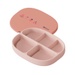 Khay ăn silicone Moyuum 5 ngăn cao cấp (Hồng dâu) - mặt trái