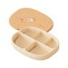 Khay ăn silicone Moyuum 5 ngăn cao cấp (Vàng) - mặt trái