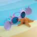 Kính râm thời trang KidsPlaza gọng dẻo 8271 C42 Violet - mặt phải
