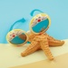 Kính thời trang gọng dẻo KidsPlaza 8256 C43 Yellow - mặt trước