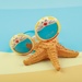 Kính thời trang gọng dẻo KidsPlaza 8256 C43 Yellow - mặt phải