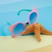 Kính thời trang KidsPlaza Raccoon PK21-003 Pink - mặt trái